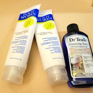 Avon foot and sr teal 3 item